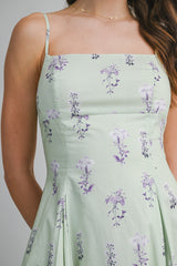 KARLEE FLORAL PRINTED MIDI DRESS