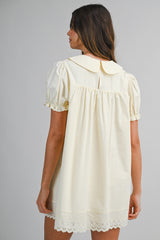 BAILEE PETER PAN COLLAR MINI DRESS