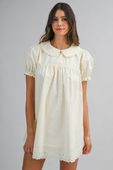 BAILEE PETER PAN COLLAR MINI DRESS