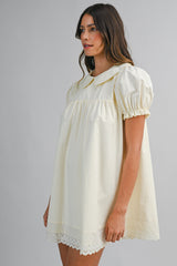 BAILEE PETER PAN COLLAR MINI DRESS