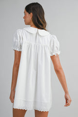 BAILEE PETER PAN COLLAR MINI DRESS