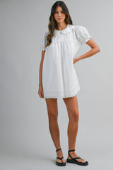 BAILEE PETER PAN COLLAR MINI DRESS