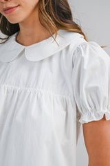 BAILEE PETER PAN COLLAR MINI DRESS