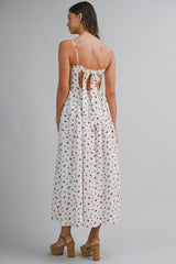 IMANI DITZY FLORAL PRINTED MAXI DRESS