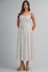 IMANI DITZY FLORAL PRINTED MAXI DRESS