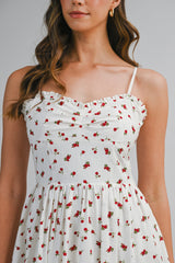 IMANI DITZY FLORAL PRINTED MAXI DRESS