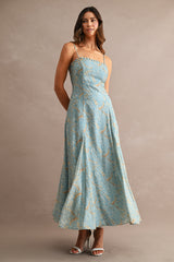 IVANNA PAISLEY PRINTED MIDI DRESS