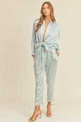 ALINIA FRONT TIED JUMPSUIT