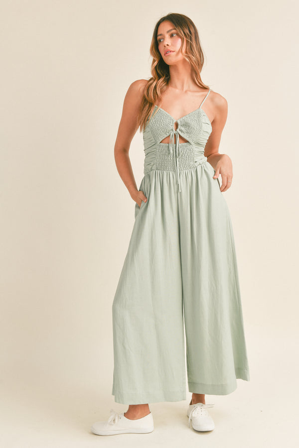 MARILYN FRONT DETAIL & BACK TIED JUMPSUIT
