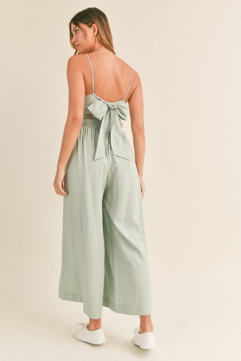 MARILYN FRONT DETAIL & BACK TIED JUMPSUIT