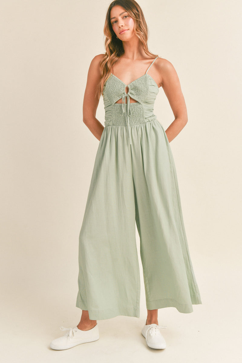 MARILYN FRONT DETAIL & BACK TIED JUMPSUIT