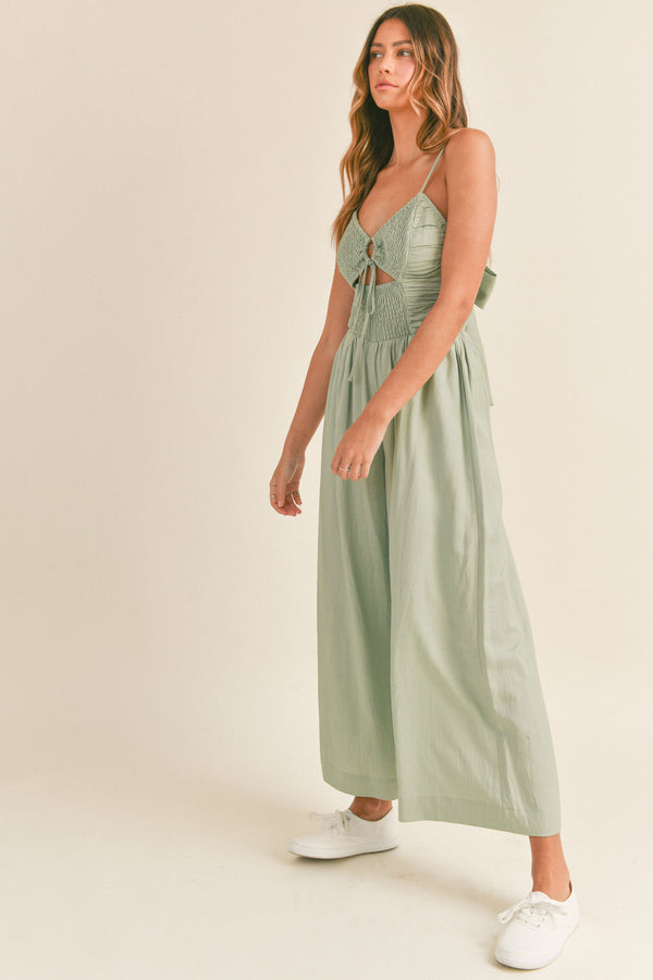MARILYN FRONT DETAIL & BACK TIED JUMPSUIT