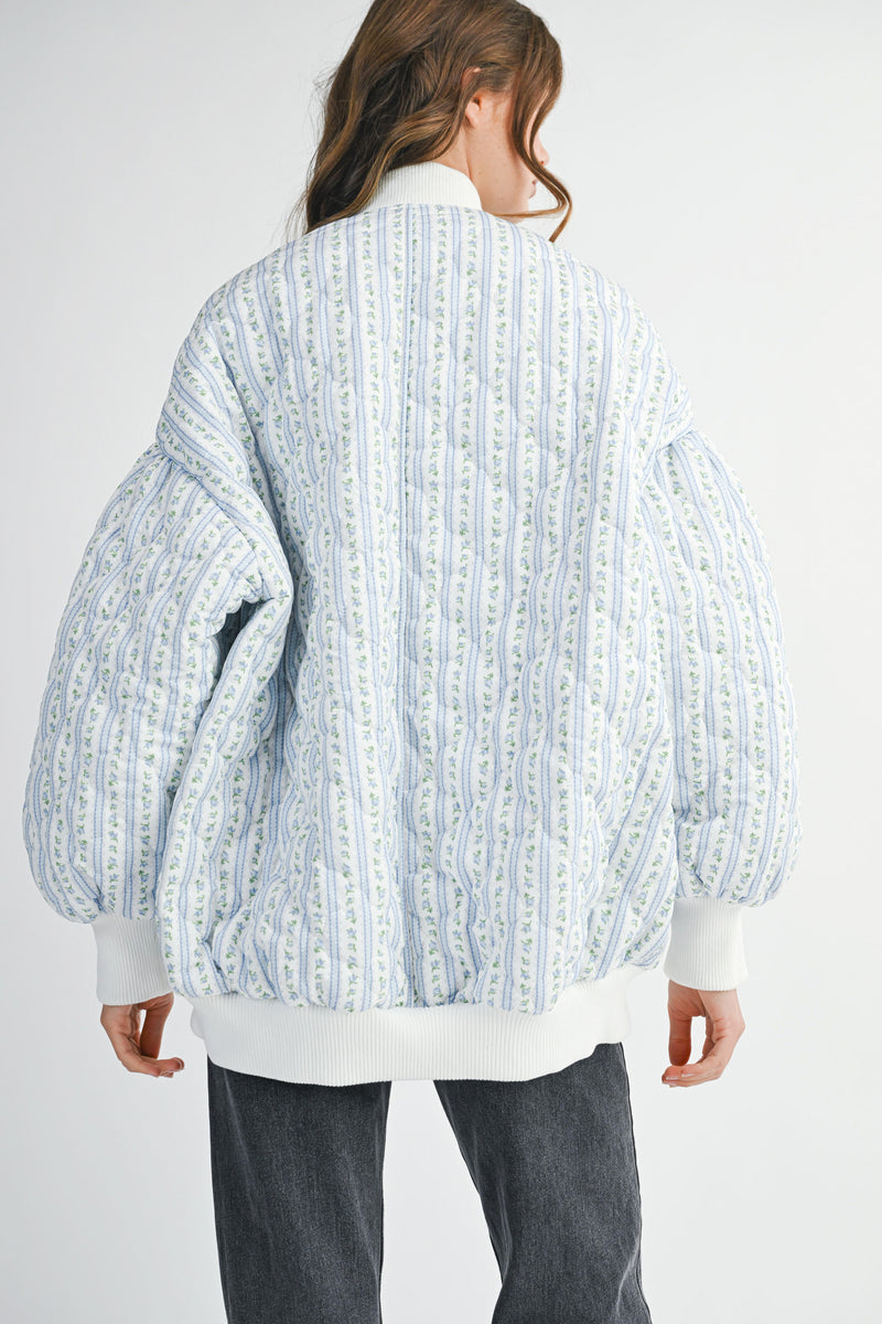 JOY QUILTED OVERSIZED BOMBER