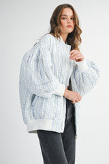 JOY QUILTED OVERSIZED BOMBER