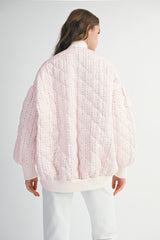 JOY QUILTED OVERSIZED BOMBER