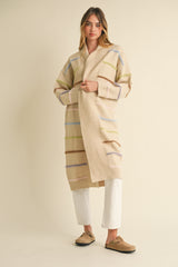 QUIANA MULTI COLOR STRIPE CARDIGAN