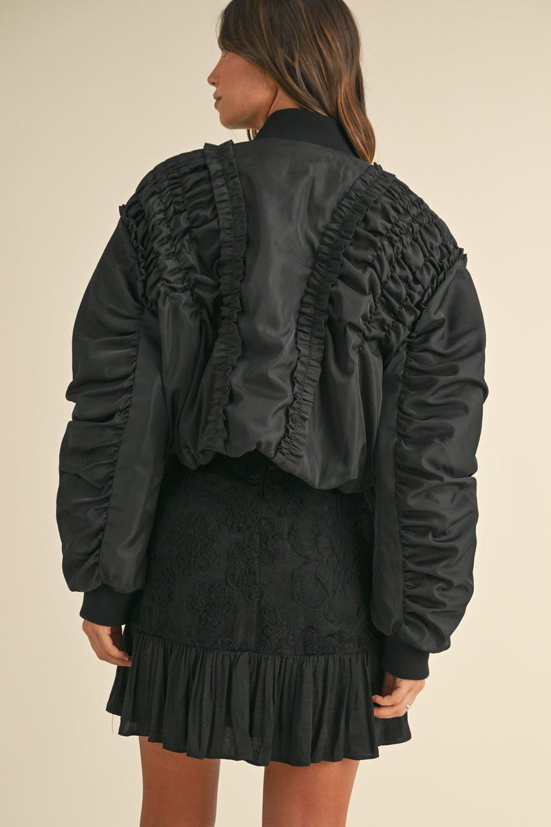 JESSENIA PUFF BOMBER JACKET