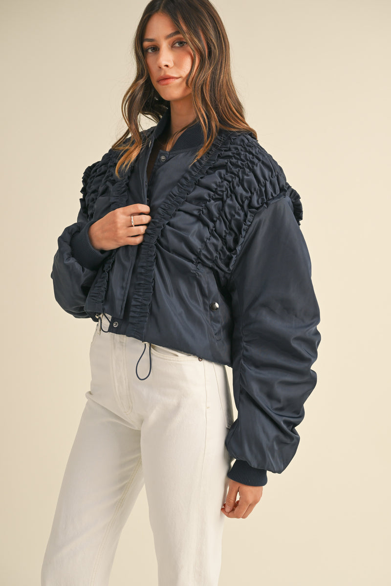 JESSENIA PUFF BOMBER JACKET