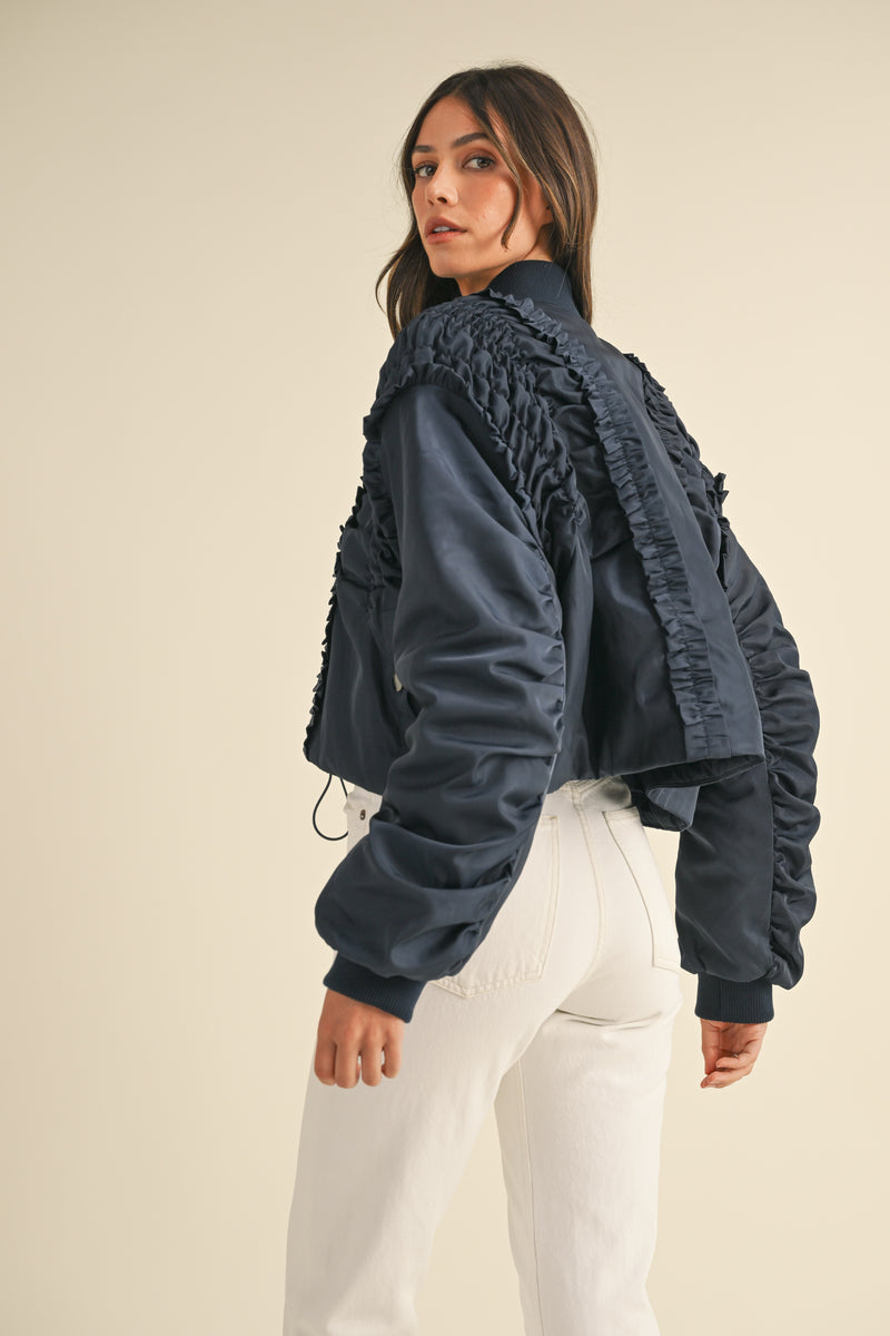 JESSENIA PUFF BOMBER JACKET