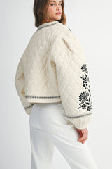 EMBER EMBROIDERED QUILTED JACKET
