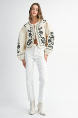 EMBER EMBROIDERED QUILTED JACKET