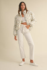 PILAR FLORAL PRINT PADDING JACKET