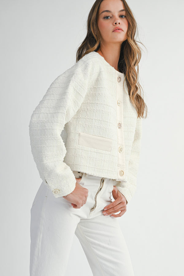 ROSALIA JEWEL TWEED JACKET
