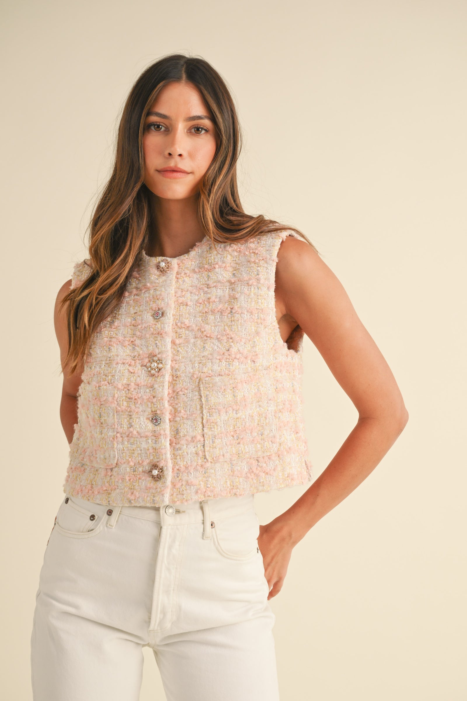 新品　UND MANY MOTIF BUTTON VEST INSPIRE CHIC Women's Vintage Waistcoat Button Up Steampunk
