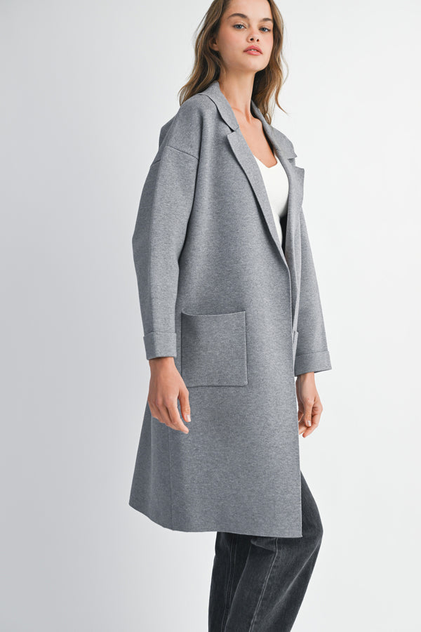EMILY KNIT TRENCH COAT