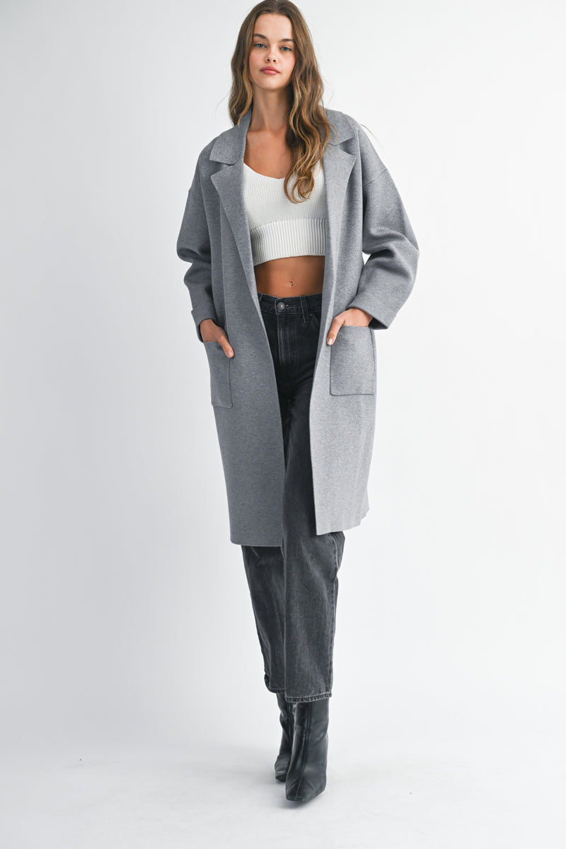 EMILY KNIT TRENCH COAT