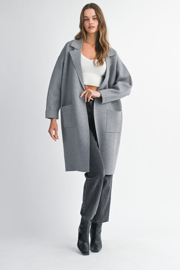 EMILY KNIT TRENCH COAT