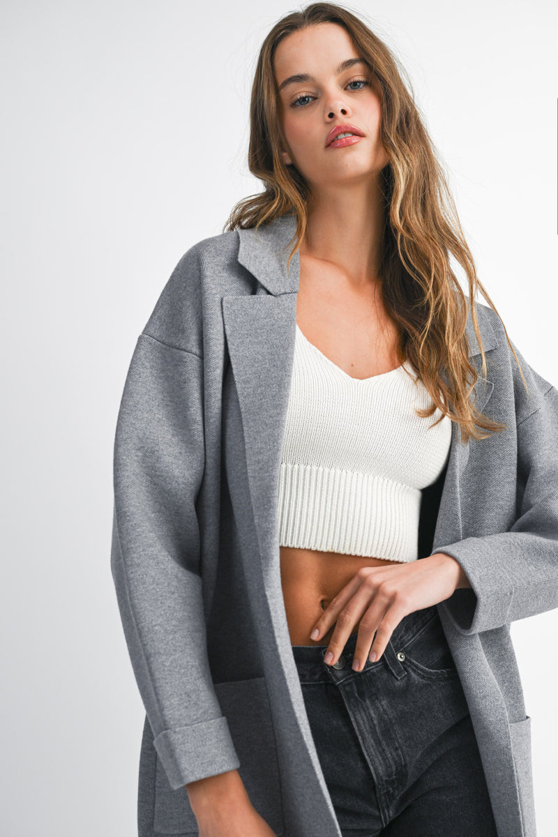 EMILY KNIT TRENCH COAT