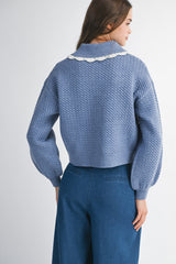 DALEYZA CABLE KNIT CARDIGAN