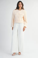 PAULA BOUCLE PATCH POCKET JACKET