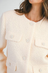 PAULA BOUCLE PATCH POCKET JACKET