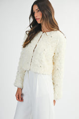 CHAYA 3D FLORAL WITH RHINESTONE JACKET