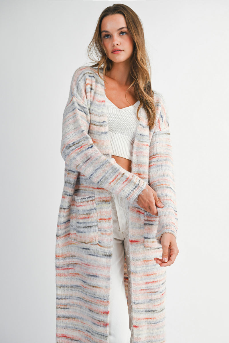 GENEVIEVE MULTI COLOR CARDIGAN