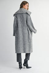 MONROE CABLE KNIT CARDIGAN JACKET