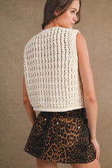 REBEKAH CHUNKY KNIT VEST