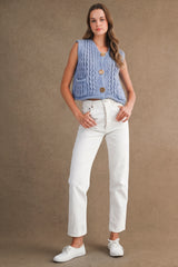 REBEKAH CHUNKY KNIT VEST