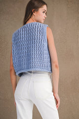 REBEKAH CHUNKY KNIT VEST