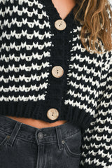 MORGAN STRIPE KNIT CARDIGAN