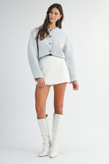 OPAL COCCON SLEEVE CROP JACKET