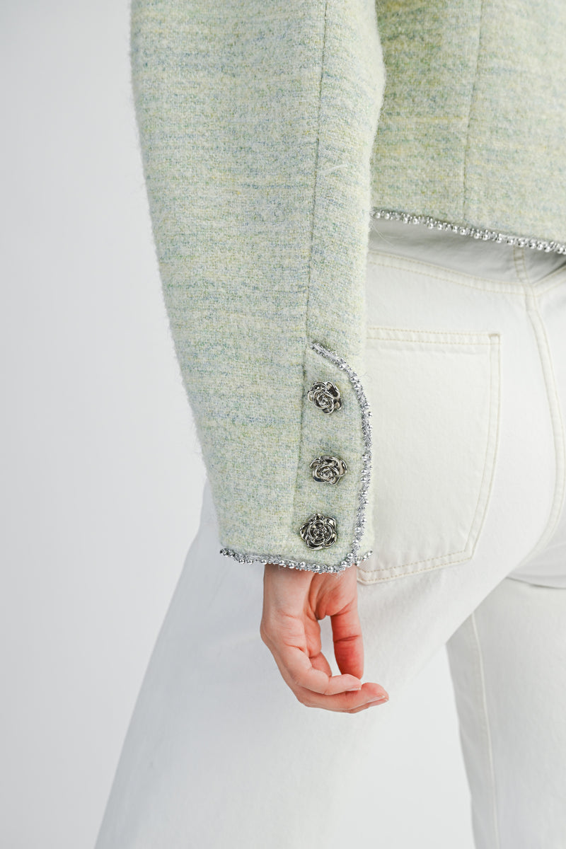 OPAL COCCON SLEEVE CROP JACKET
