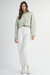 OPAL COCCON SLEEVE CROP JACKET