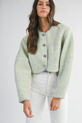 OPAL COCCON SLEEVE CROP JACKET