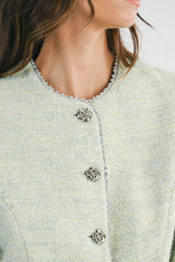 OPAL COCCON SLEEVE CROP JACKET