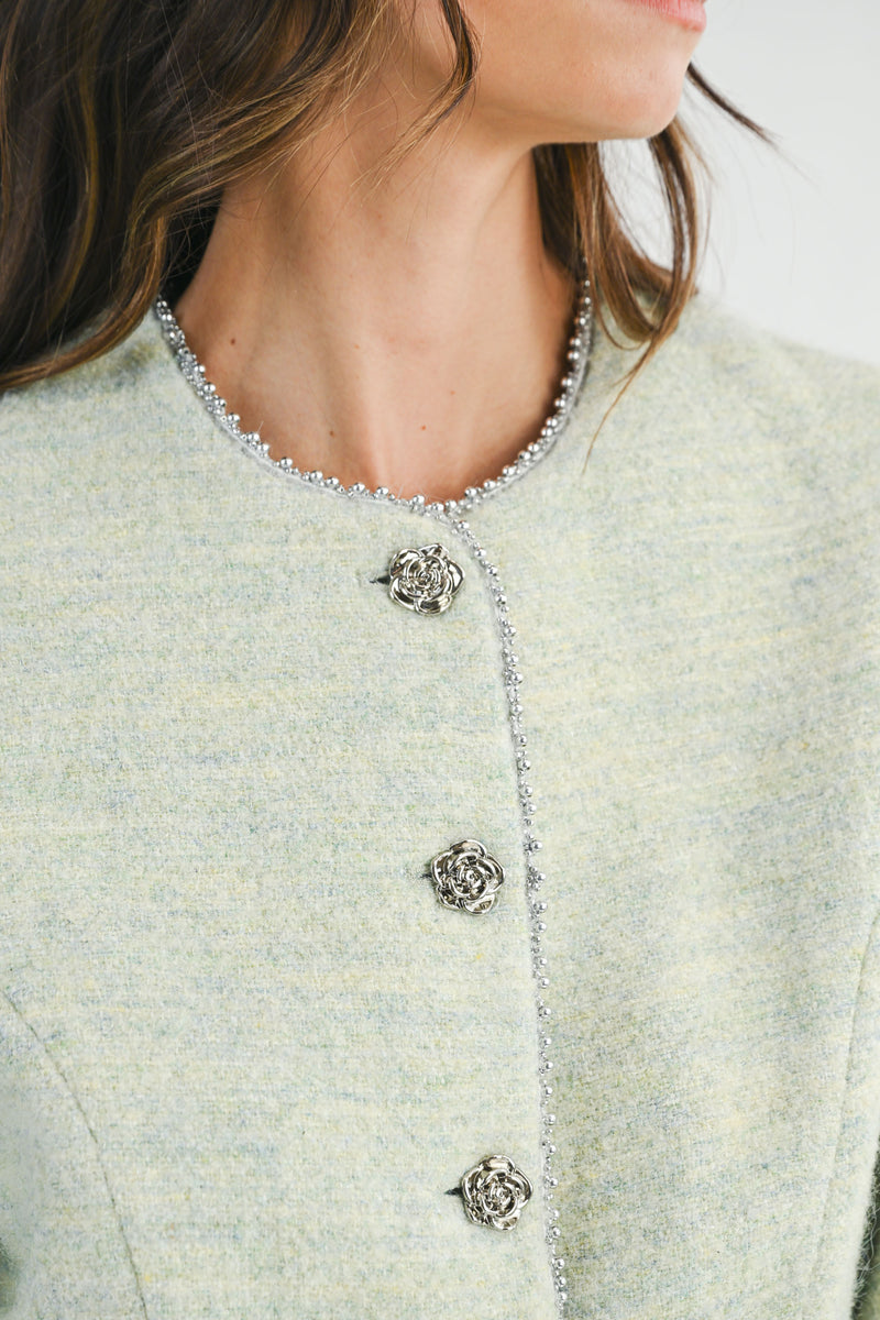 OPAL COCCON SLEEVE CROP JACKET