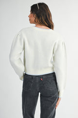 ELIZABETH JACQUARD KNIT CARDIGAN