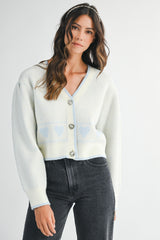 ELIZABETH JACQUARD KNIT CARDIGAN